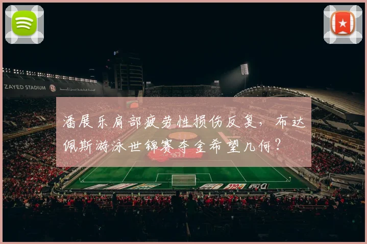 潘展乐肩部疲劳性损伤反复,布达佩斯游泳世锦赛夺金希望几何?